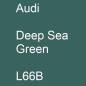 Preview: Audi, Deep Sea Green, L66B.